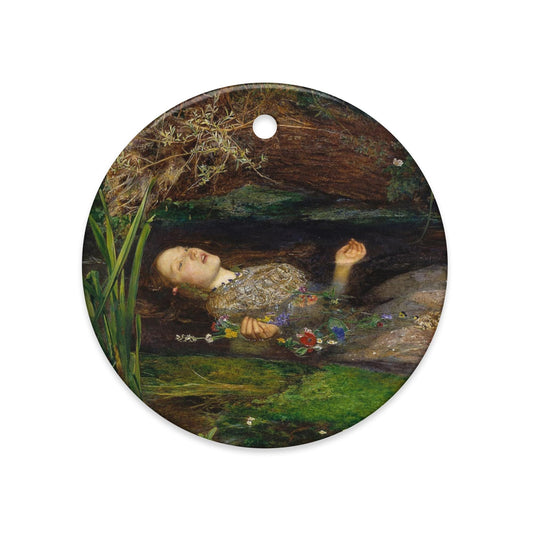 Ophelia ceramic ornament