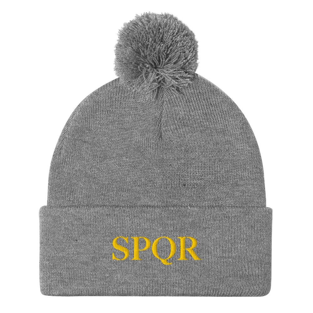 SPQR Pom-Pom Beanie