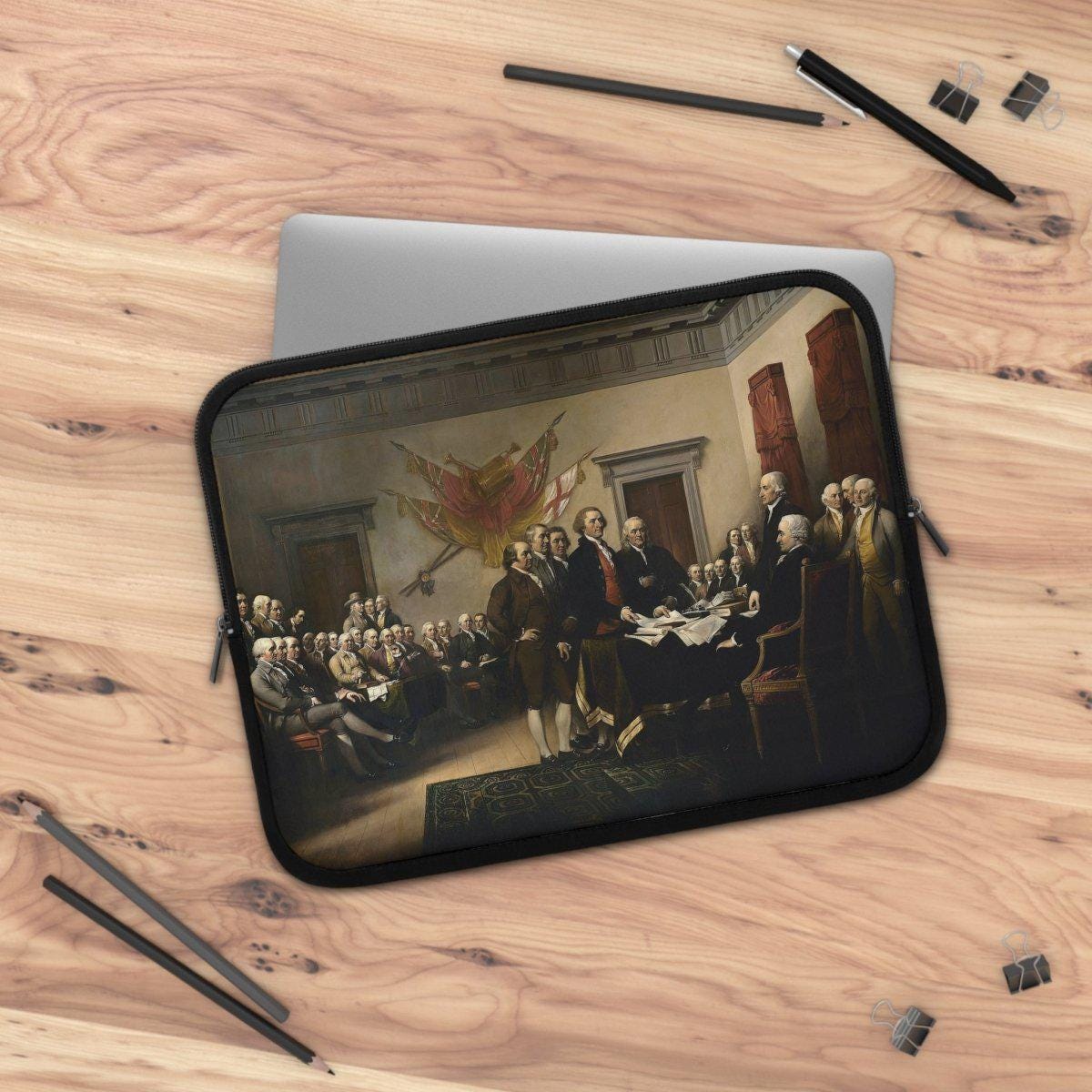 Signing of the Declaration of Independence Laptop Sleeve