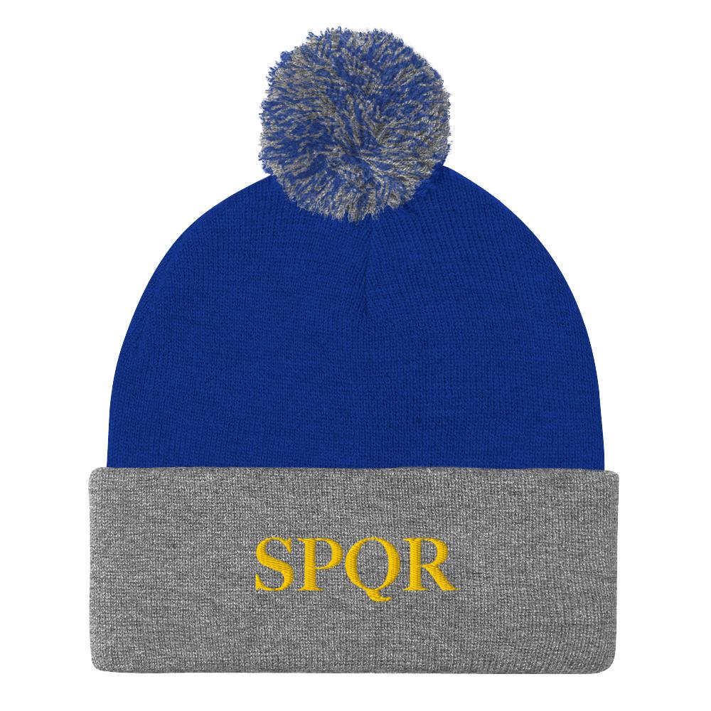 SPQR Pom-Pom Beanie