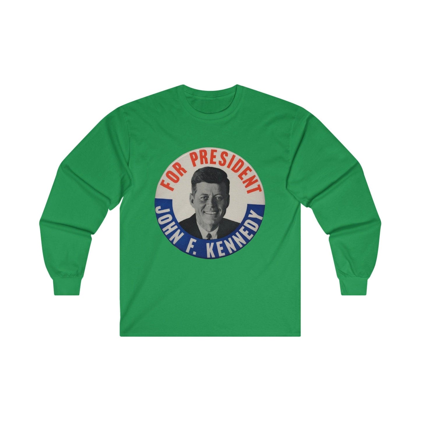John F. Kennedy For President Long Sleeve Tee
