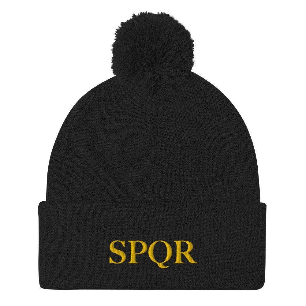 SPQR Pom-Pom Beanie