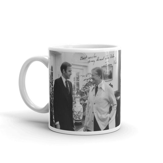 1970s Jimmy Carter Joe Biden mug