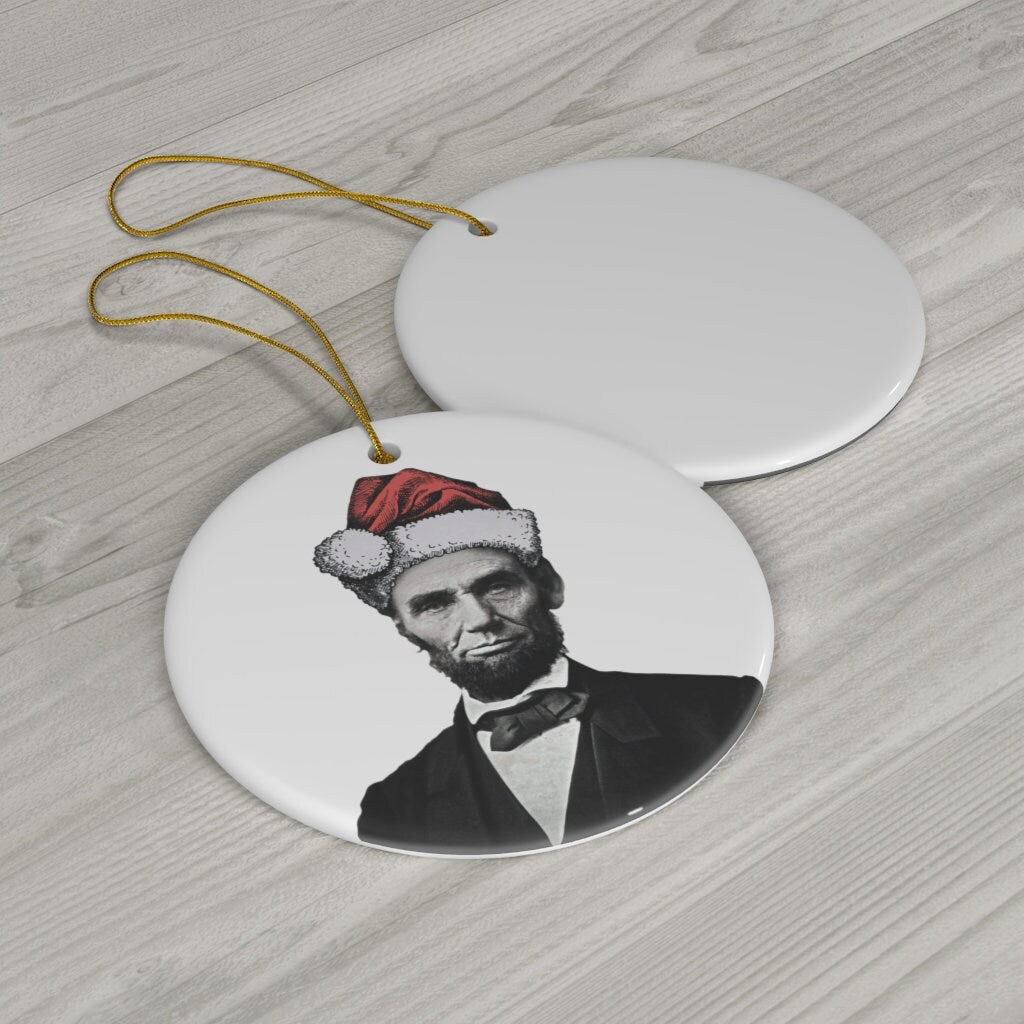 Christmas Lincoln Ornament