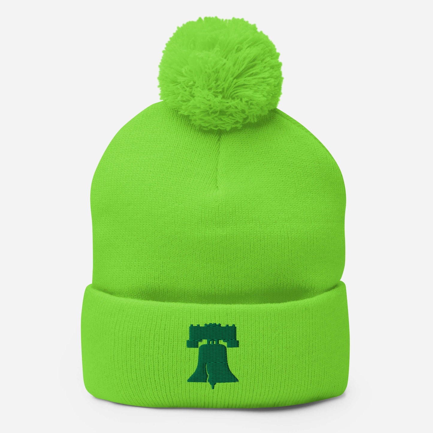 Liberty Bell Pom-Pom Beanie