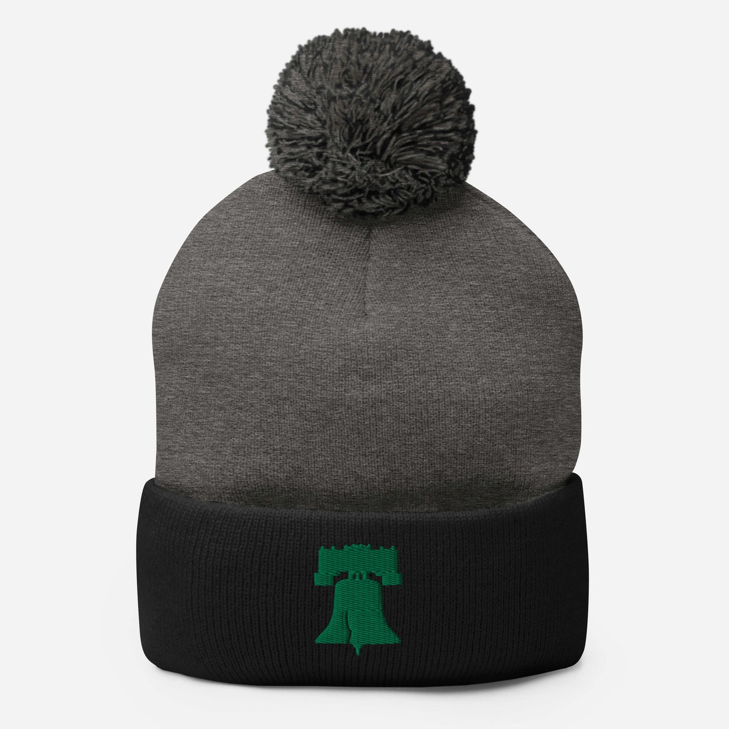 Liberty Bell Pom-Pom Beanie