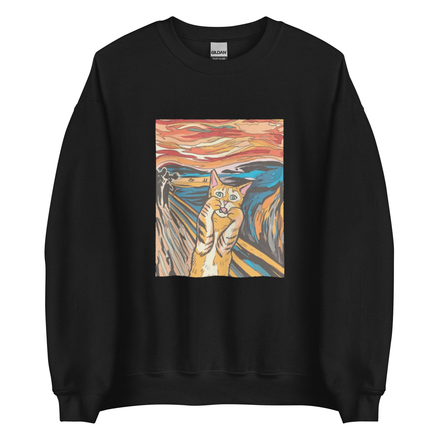 Cat "The Scream" Sweatshirt