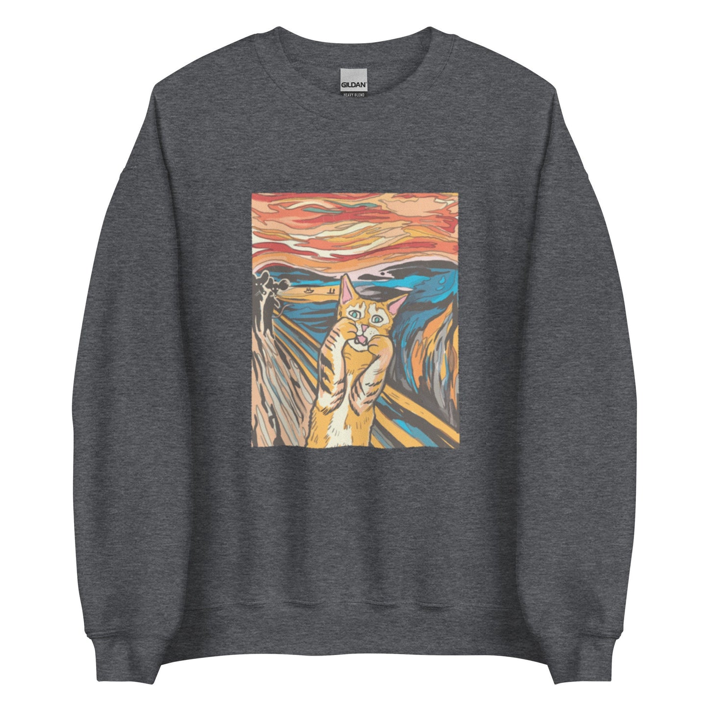 Cat "The Scream" Sweatshirt