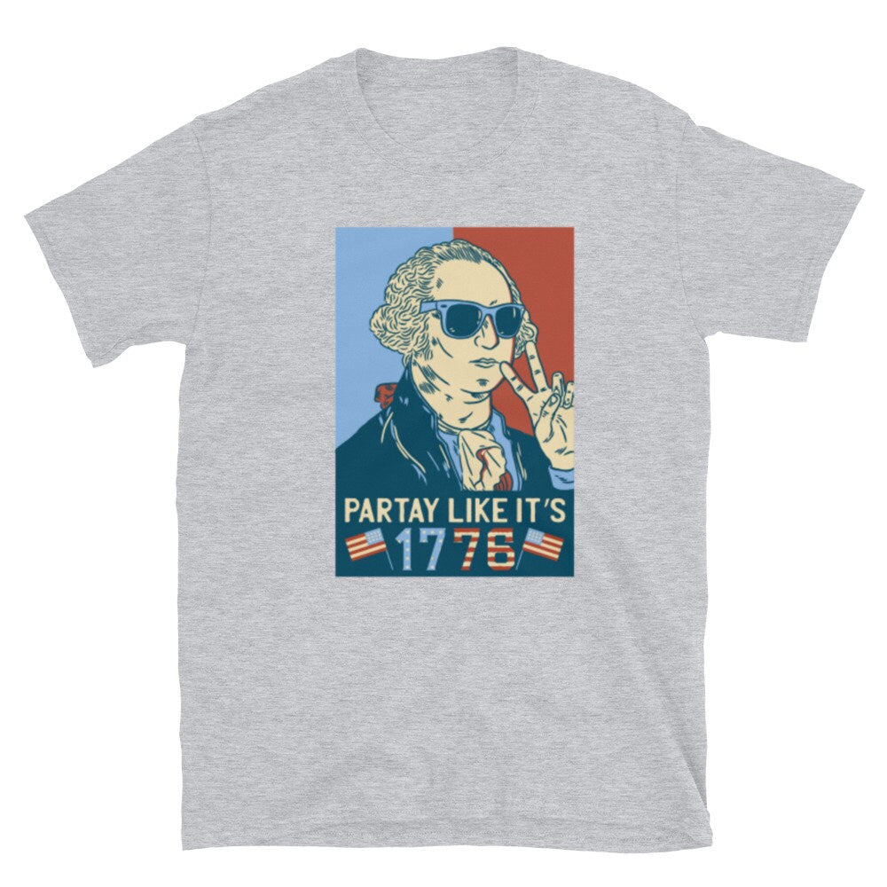 Partying George Washington T-Shirt