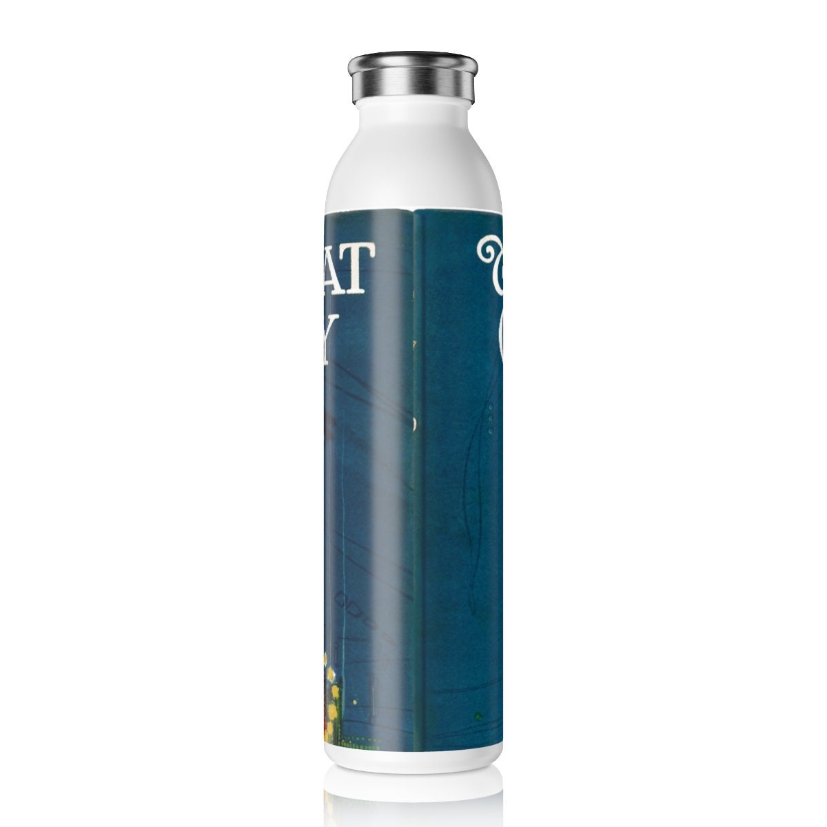 Great Gatsby Slim Water Bottle