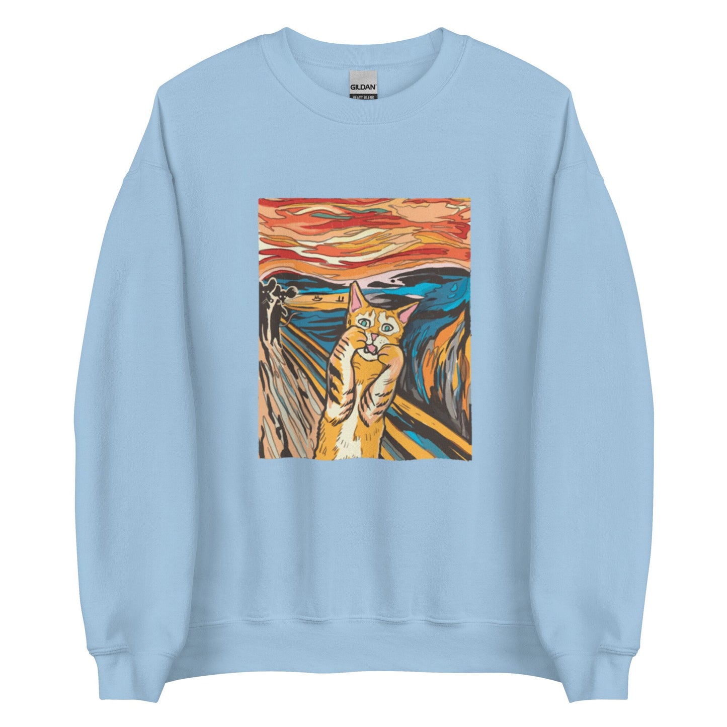 Cat "The Scream" Sweatshirt