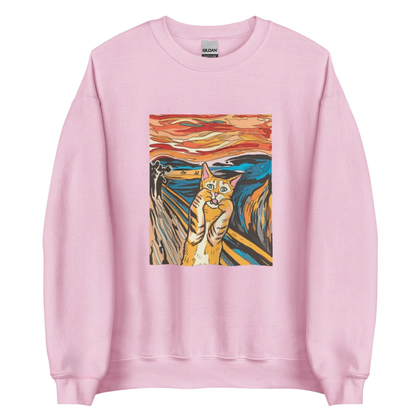 Cat "The Scream" Sweatshirt