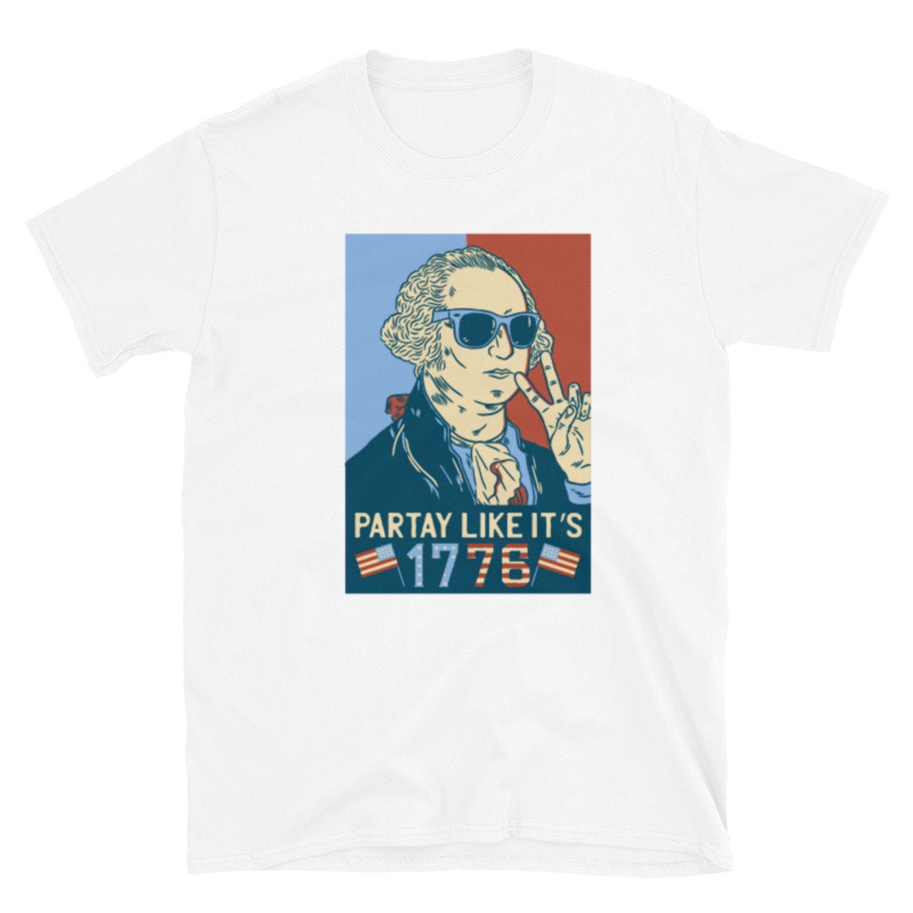 Partying George Washington T-Shirt