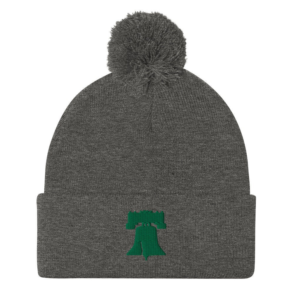 Liberty Bell Pom-Pom Beanie