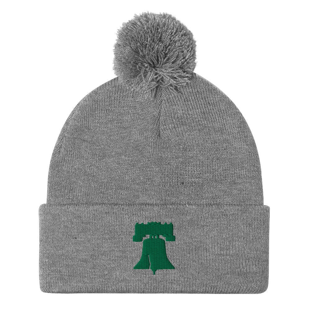 Liberty Bell Pom-Pom Beanie