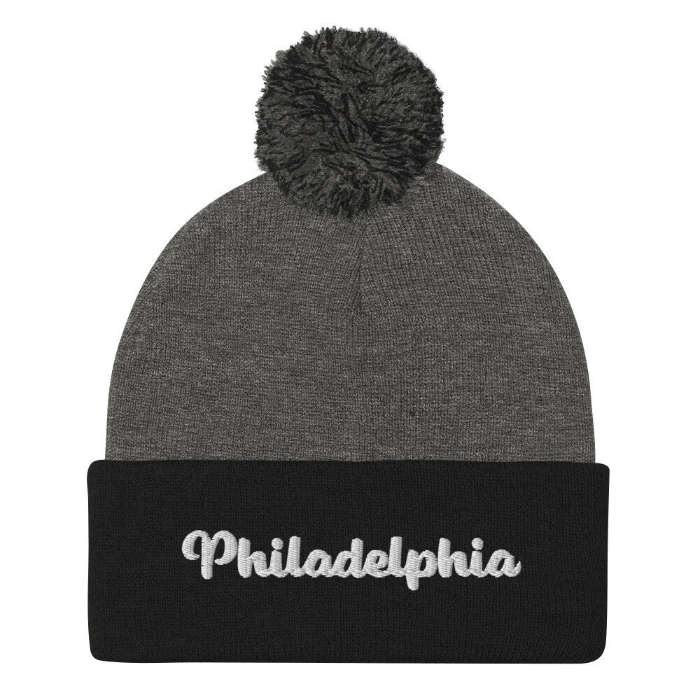 Philadelphia Pom-Pom Beanie