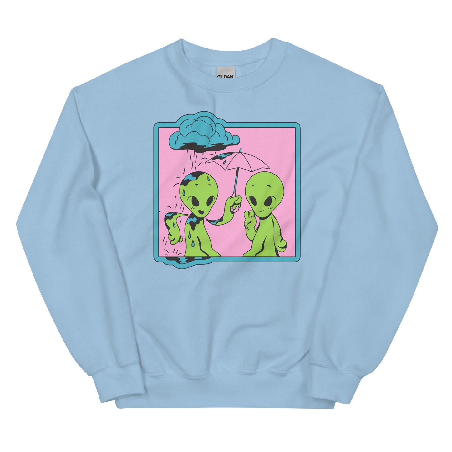 Cartoon Alien Sweatshirt