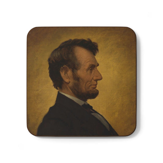 Abraham Lincoln Hardboard Back Coaster