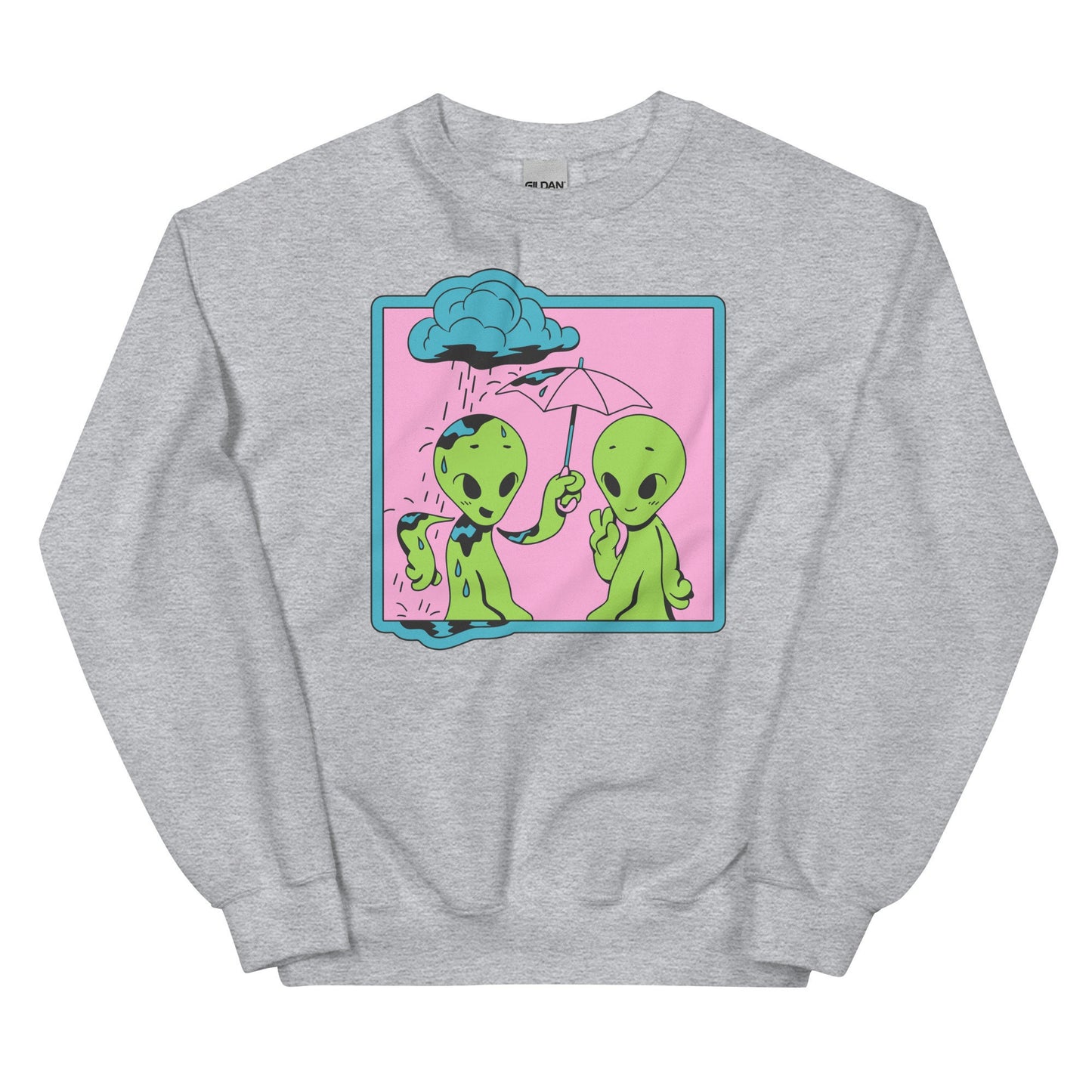 Cartoon Alien Sweatshirt