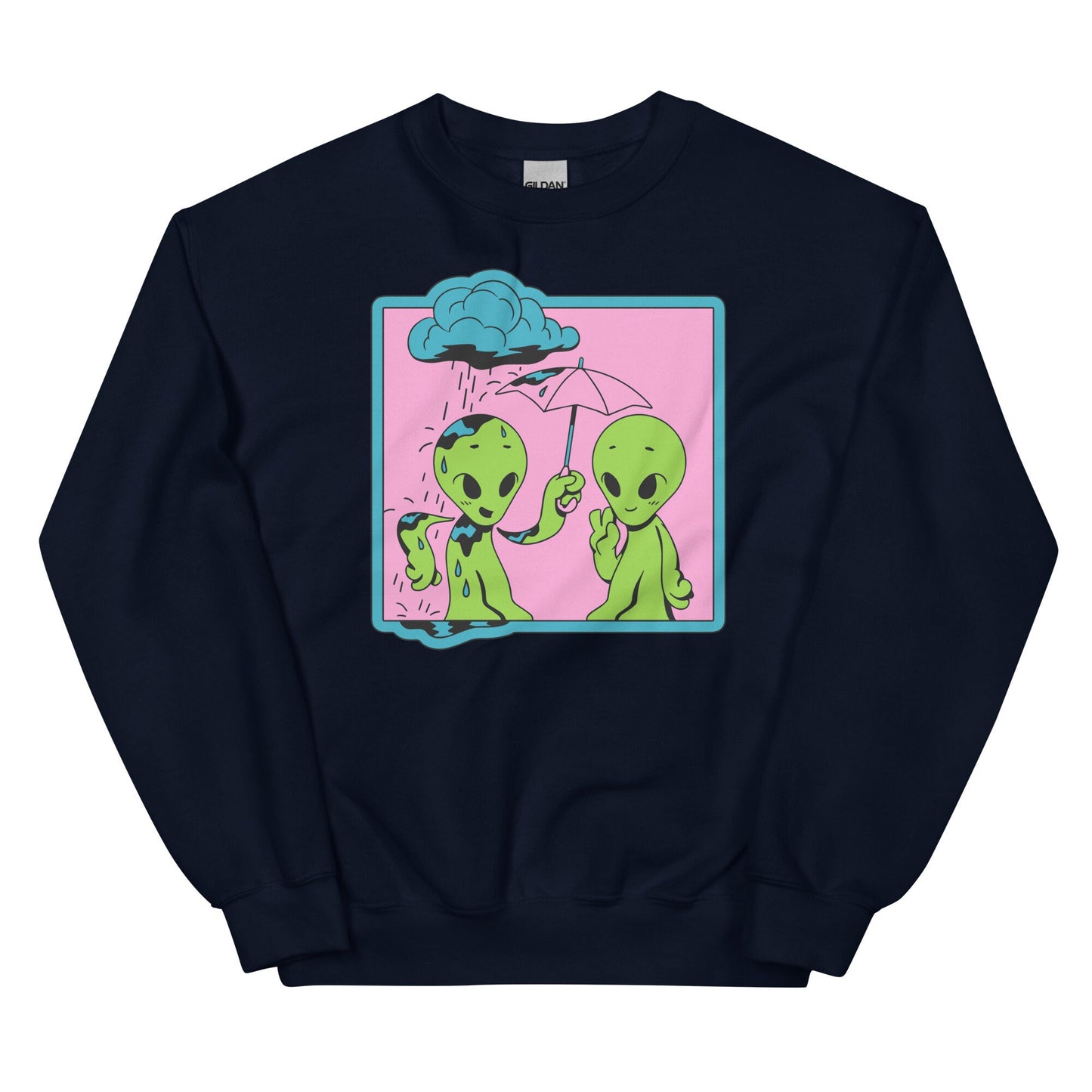 Cartoon Alien Sweatshirt