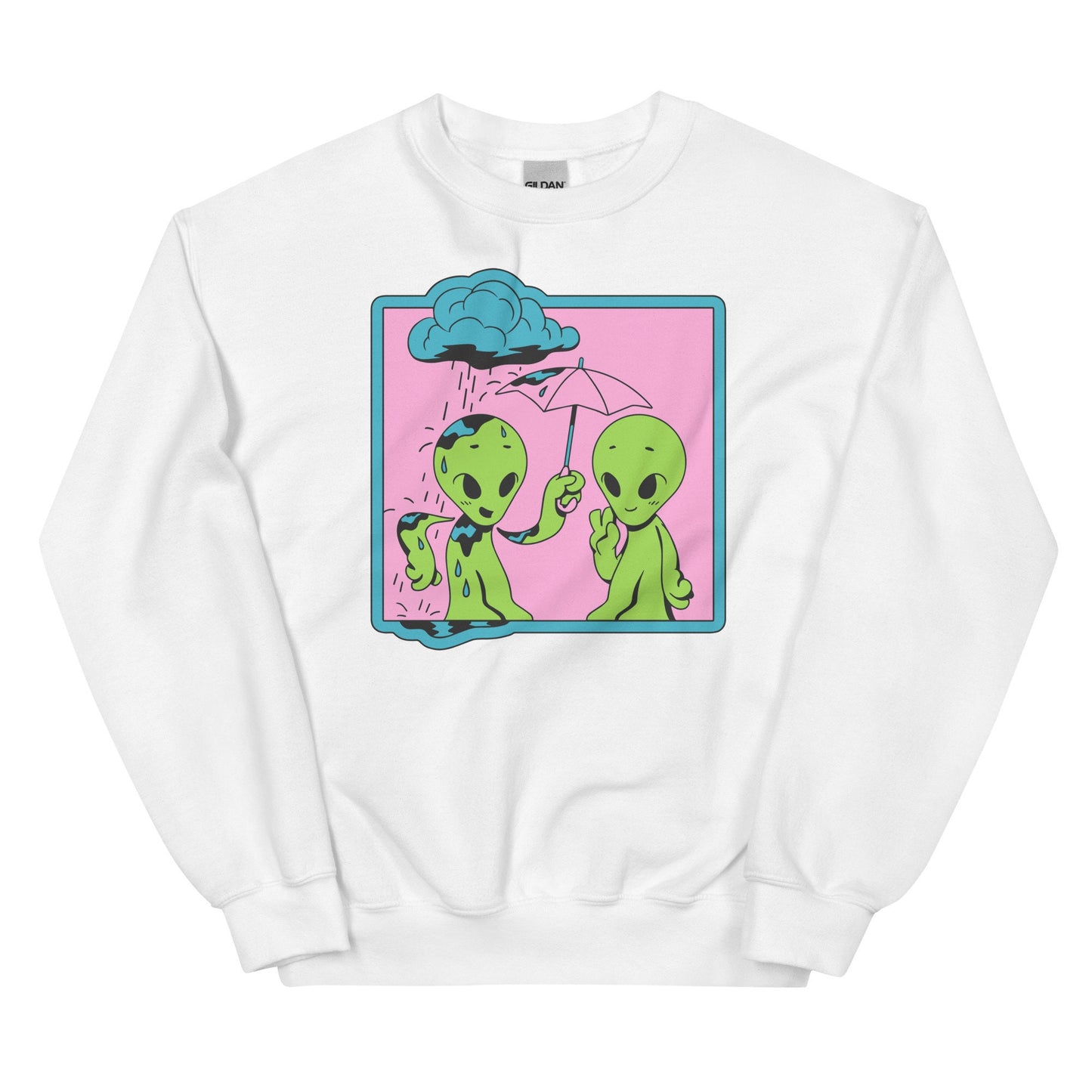 Cartoon Alien Sweatshirt