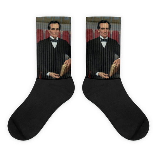 Young Abraham Lincoln Socks