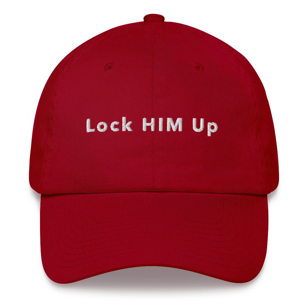 Lock HIM Up baseball hat