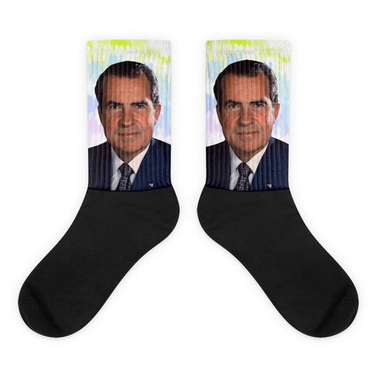 Richard Nixon Tie-dyed Socks