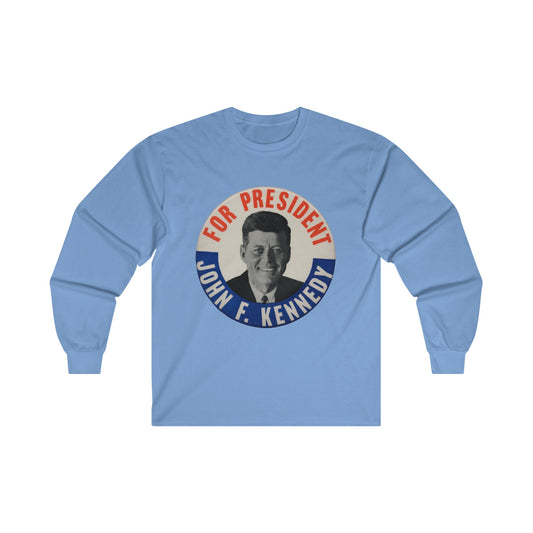 John F. Kennedy For President Long Sleeve Tee