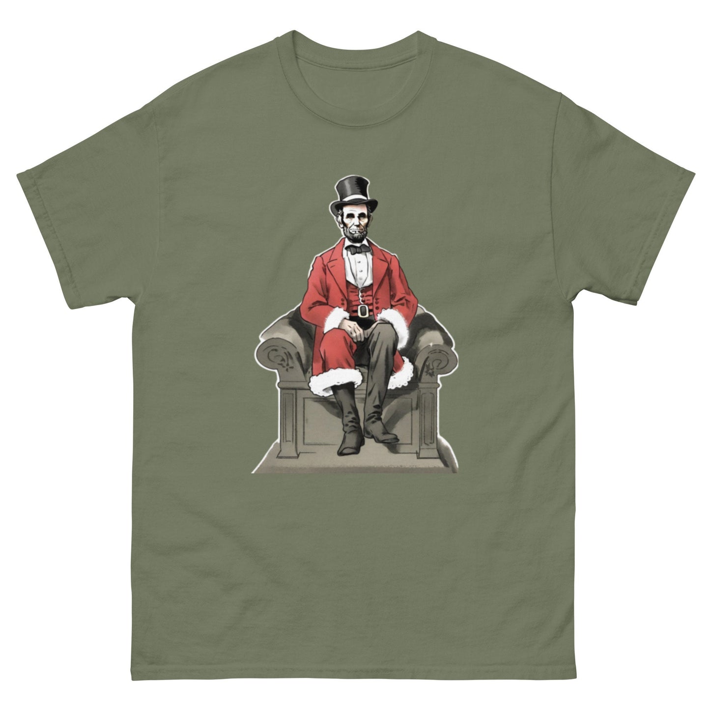 Abraham Lincoln Christmas classic tee