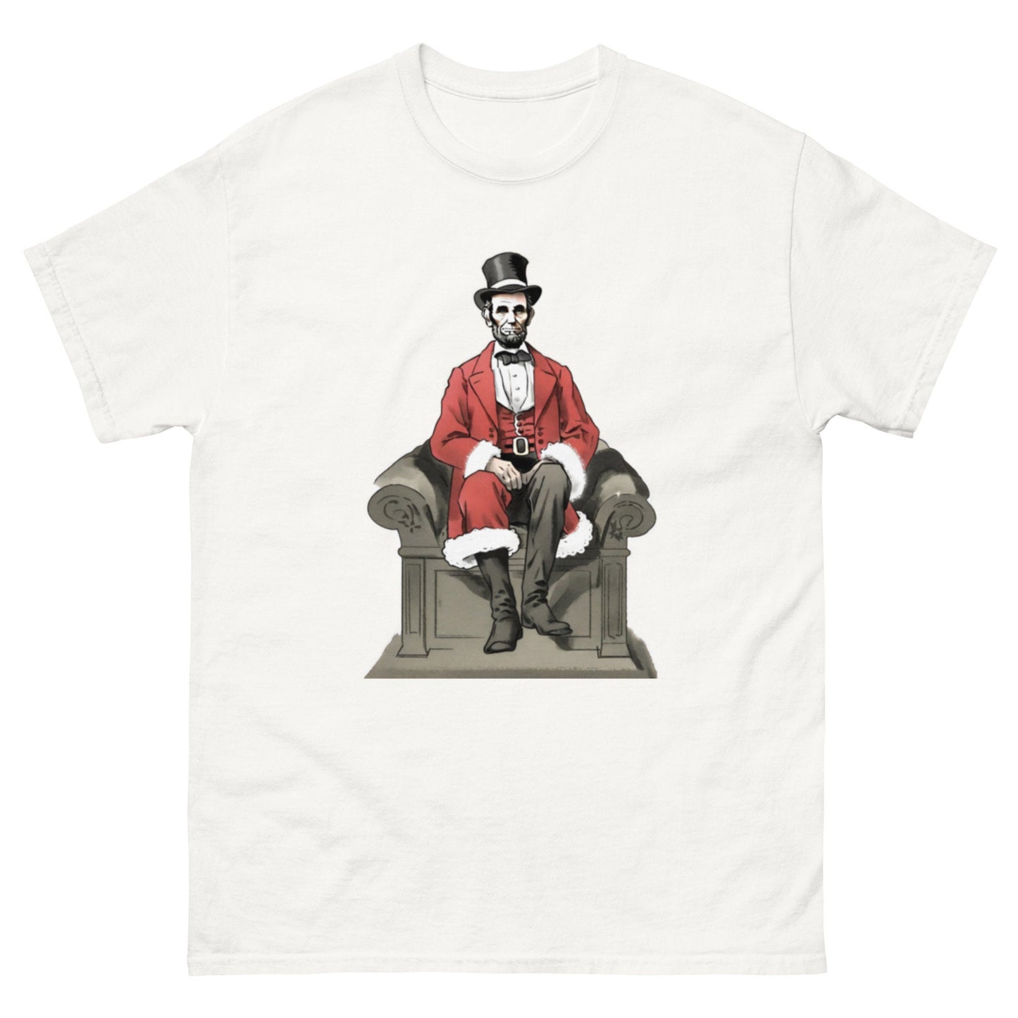 Abraham Lincoln Christmas classic tee