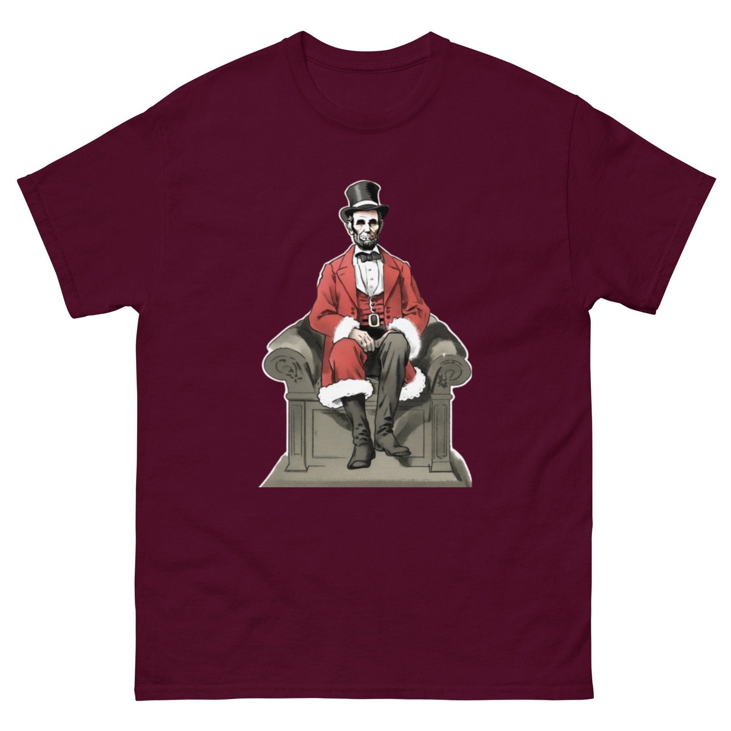 Abraham Lincoln Christmas classic tee