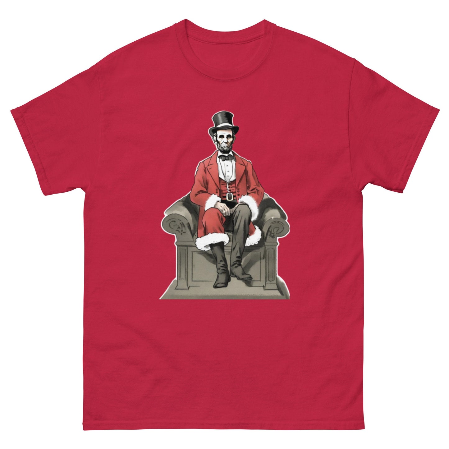 Abraham Lincoln Christmas classic tee