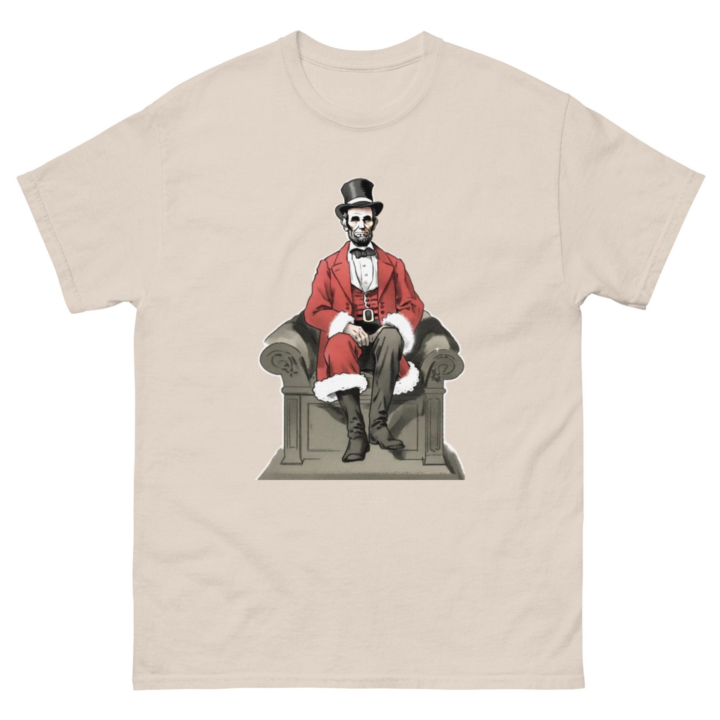 Abraham Lincoln Christmas classic tee