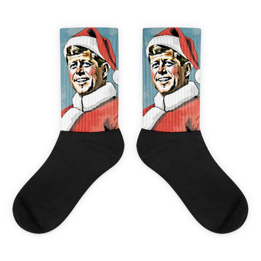 John F. Kennedy Santa Socks