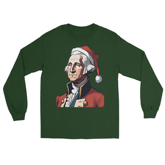 George Washington Santa Long Sleeve Shirt