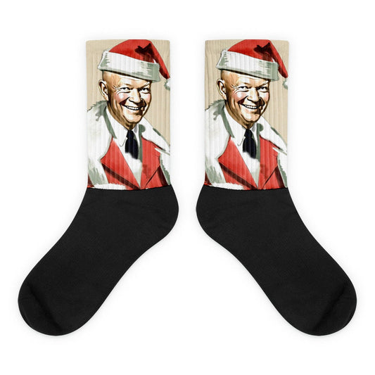 Dwight D. Eisenhower Santa Socks