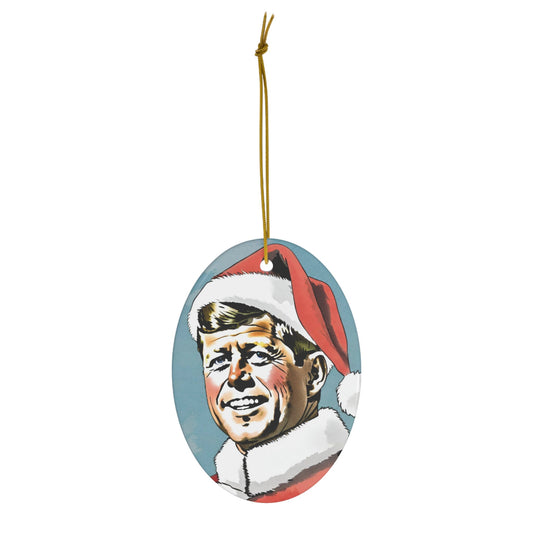 John F. Kennedy Ceramic Ornament