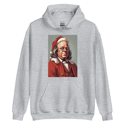 Benjamin Franklin Santa Hoodie