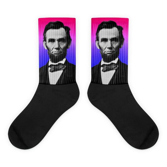 Abe Lincoln Socks - One Small Step History