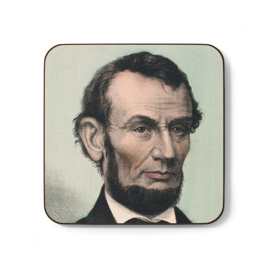 Abraham Lincoln Hardboard Back Coaster