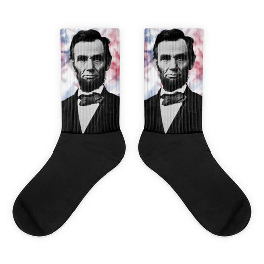 Abraham Lincoln Tie-Dye Socks - One Small Step History