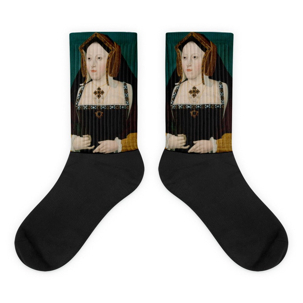 Catherine of Aragon, Queen of England Socks - One Small Step History