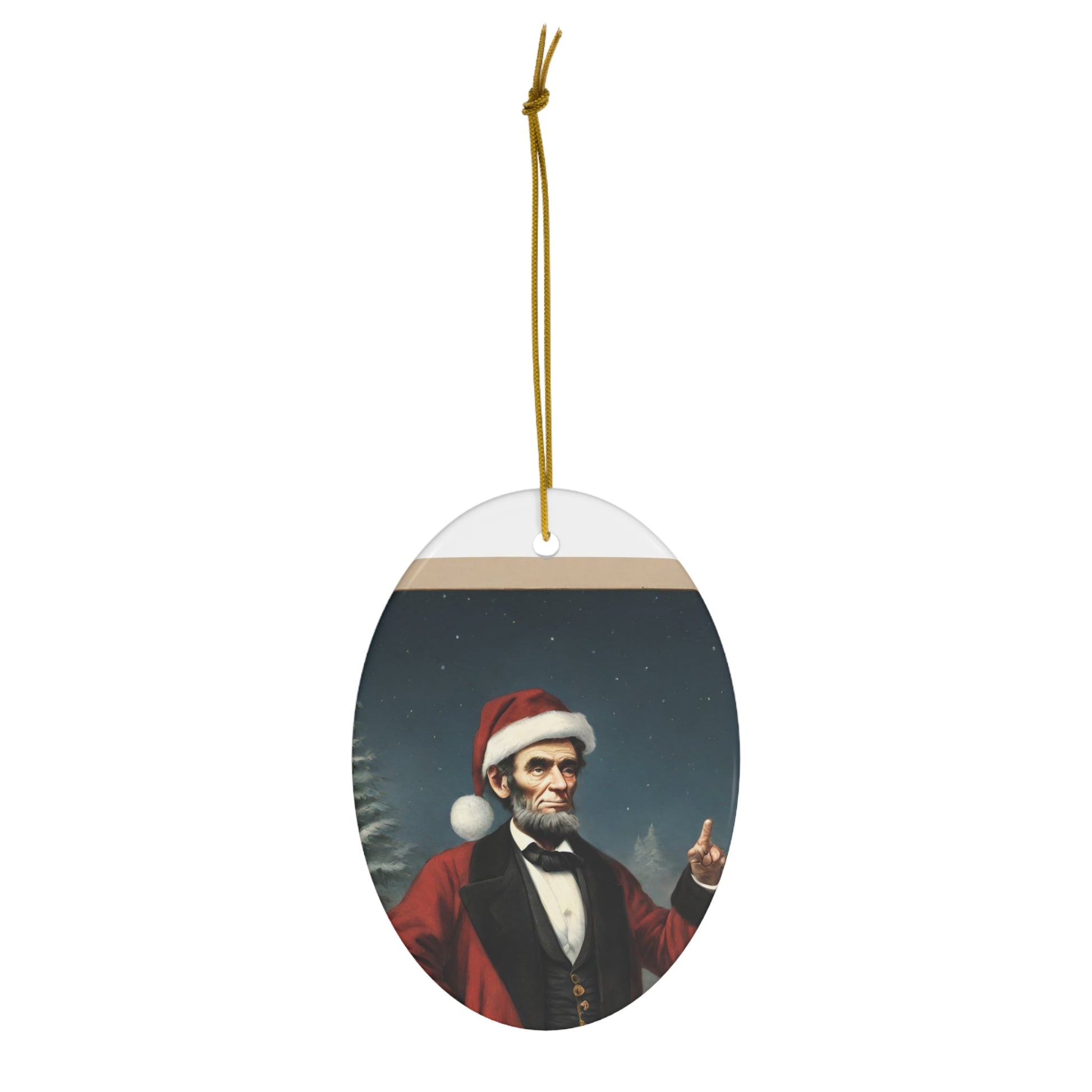 Ceramic Ornament, 1-Pack - One Small Step History