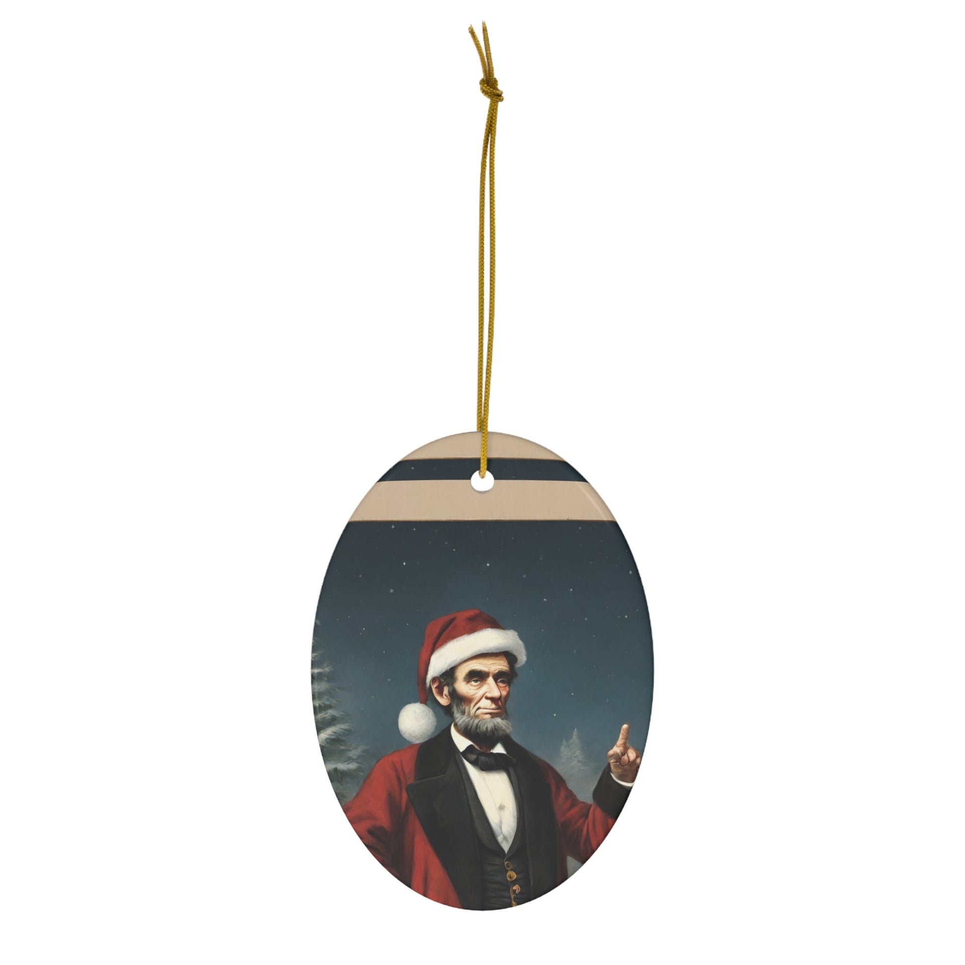 Ceramic Ornament, 1-Pack - One Small Step History