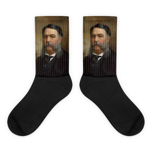 Chester A. Arthur Socks - One Small Step History