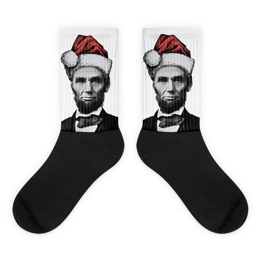 Christmas Abe Lincoln Socks