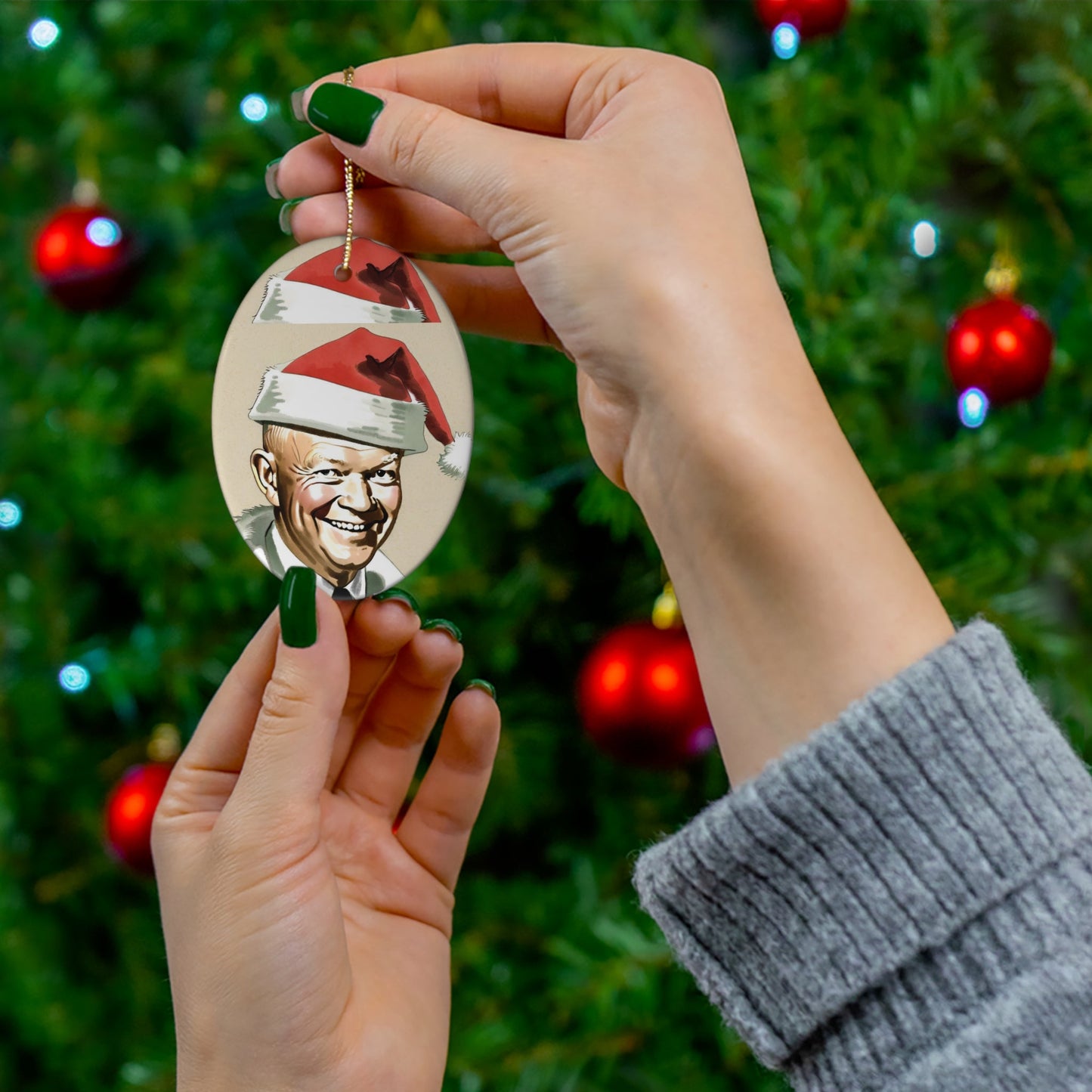 Copy of Copy of Copy of Ceramic Ornament, 1-Pack - One Small Step History