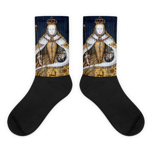 Elizabeth I, Queen of England Socks - One Small Step History