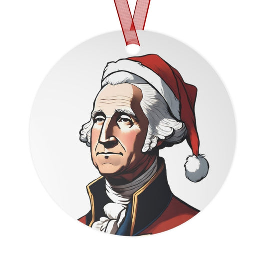 George Washington Metal Ornament - One Small Step History